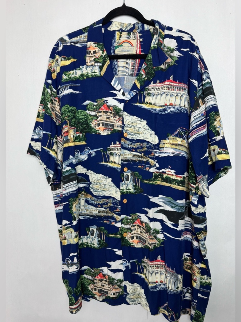 Paradise Found Hawaiian aloha shirt sz 2Xl